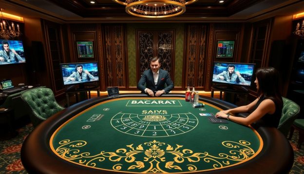 Live dealer Baccarat online