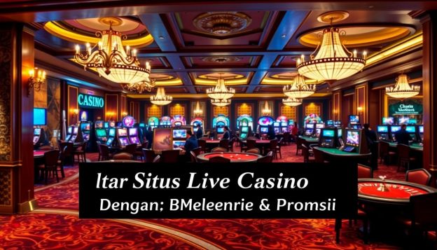 daftar situs live casino dengan bonus menarik dan promosi